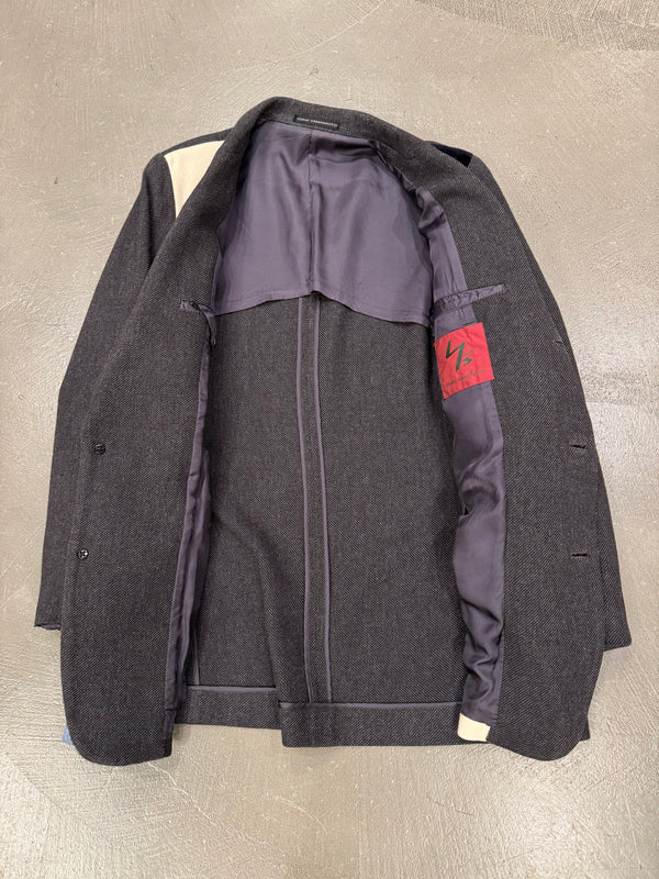 A/W2003 Y’s Yohji Yamamoto runway patchwork geometric blazer