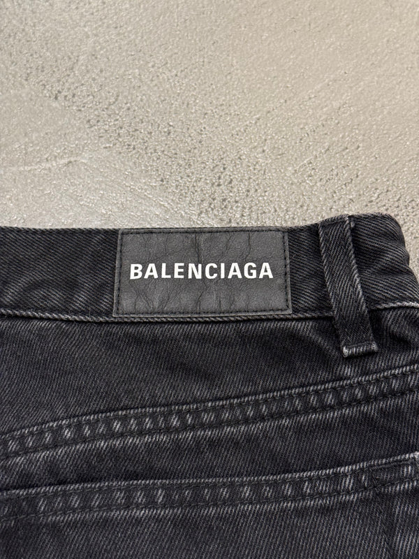 A/W2019 Balenciaga fifthy-fifthy split jeans