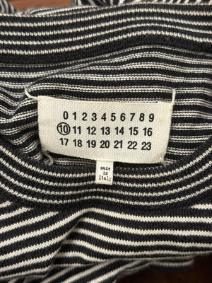A/W2017 Maison Margiela striped elbow patch knit