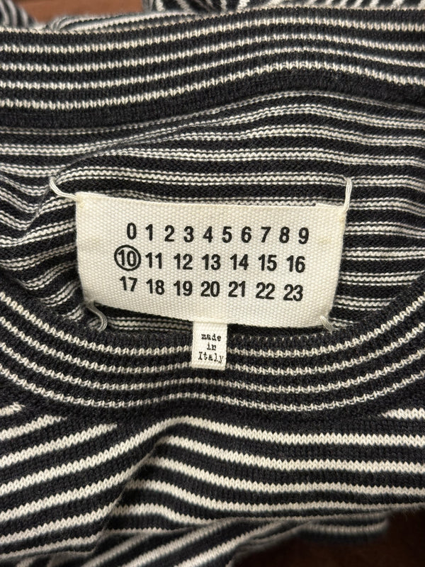 A/W2017 Maison Margiela striped elbow patch knit