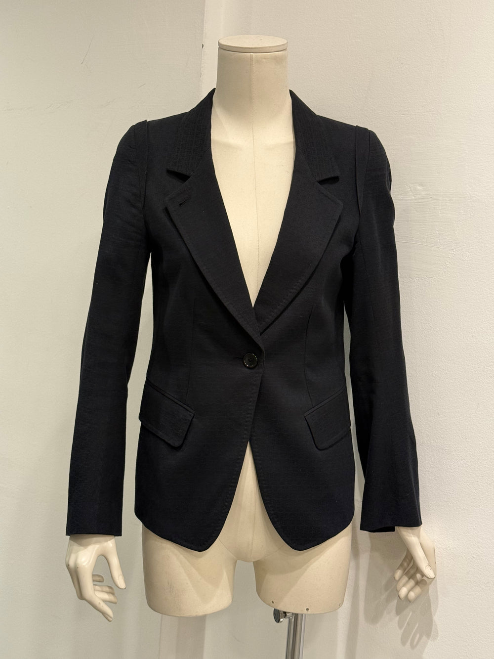 2000s Ann Demeulemeester tailored single-button blazer