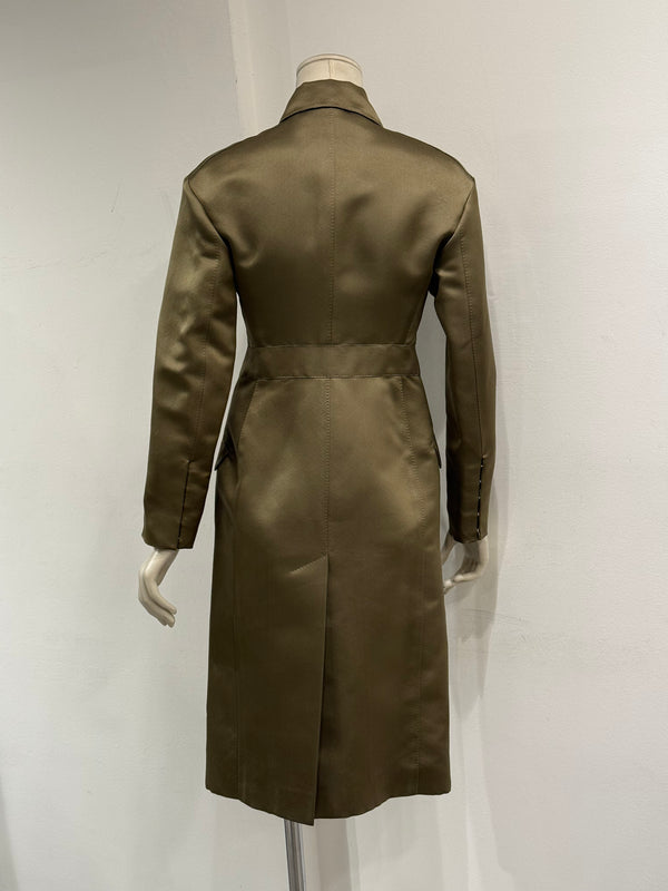 2000s Louis Vuitton by Marc Jacobs Napoleon military silk trench coat