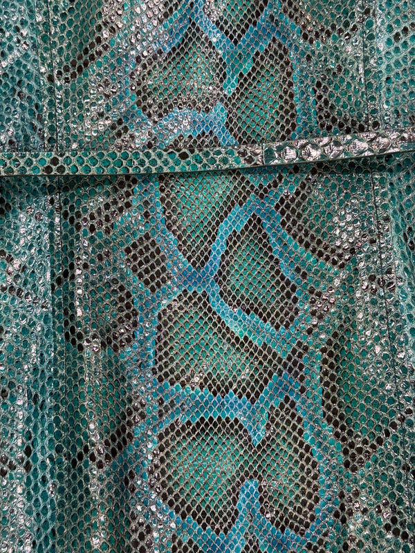 A/W2011 Gucci by Frida Giannini “90th anniversary” python runway coat