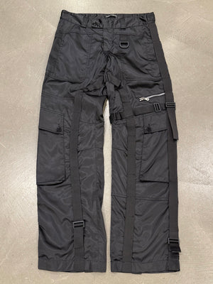 2003 Dolce & Gabbana multi zip bondage cargo pants