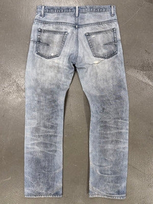 2000s Dior by Hedi Slimane faded jeans
