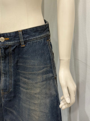 2020 Balenciaga faded wide skirt