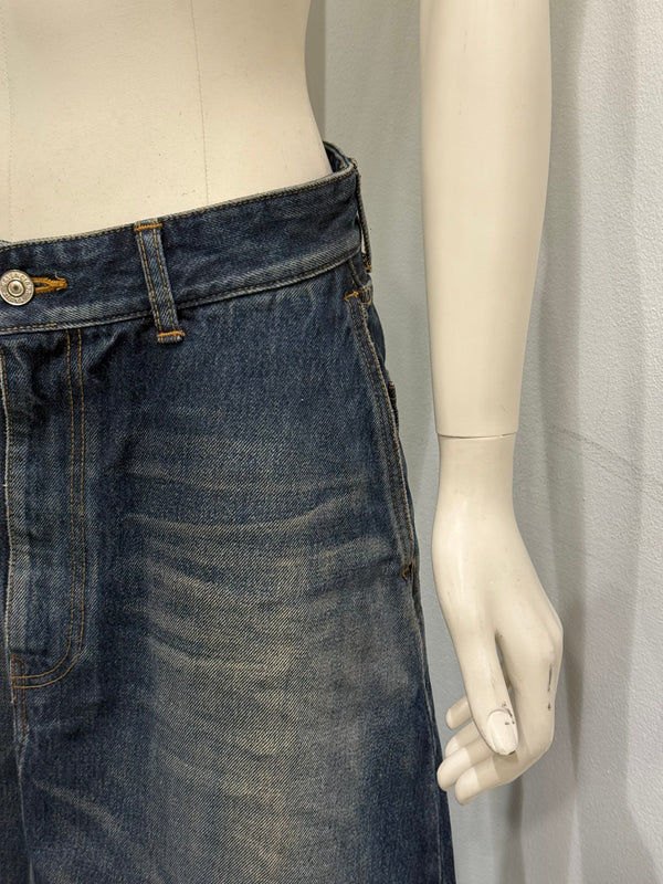 2020 Balenciaga faded wide skirt