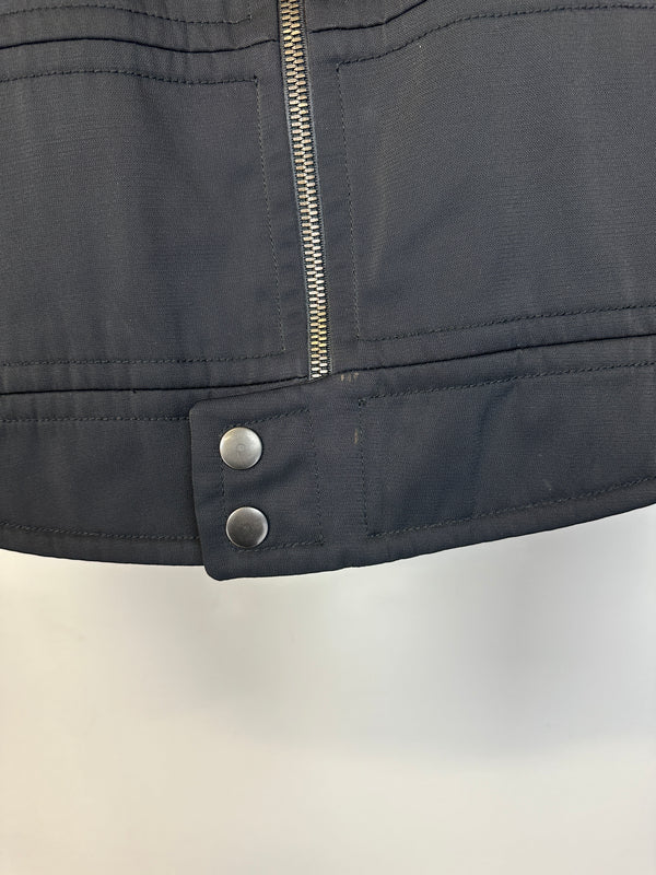 2000s Gucci by Tom Ford paneled moto jacket
