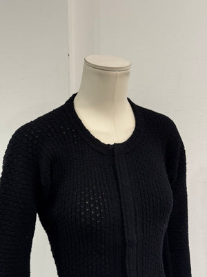 2000s Comme des Garçons deconstructed knit cardigan