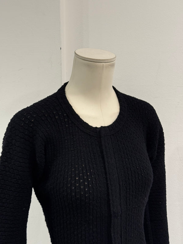 2000s Comme des Garçons deconstructed knit cardigan