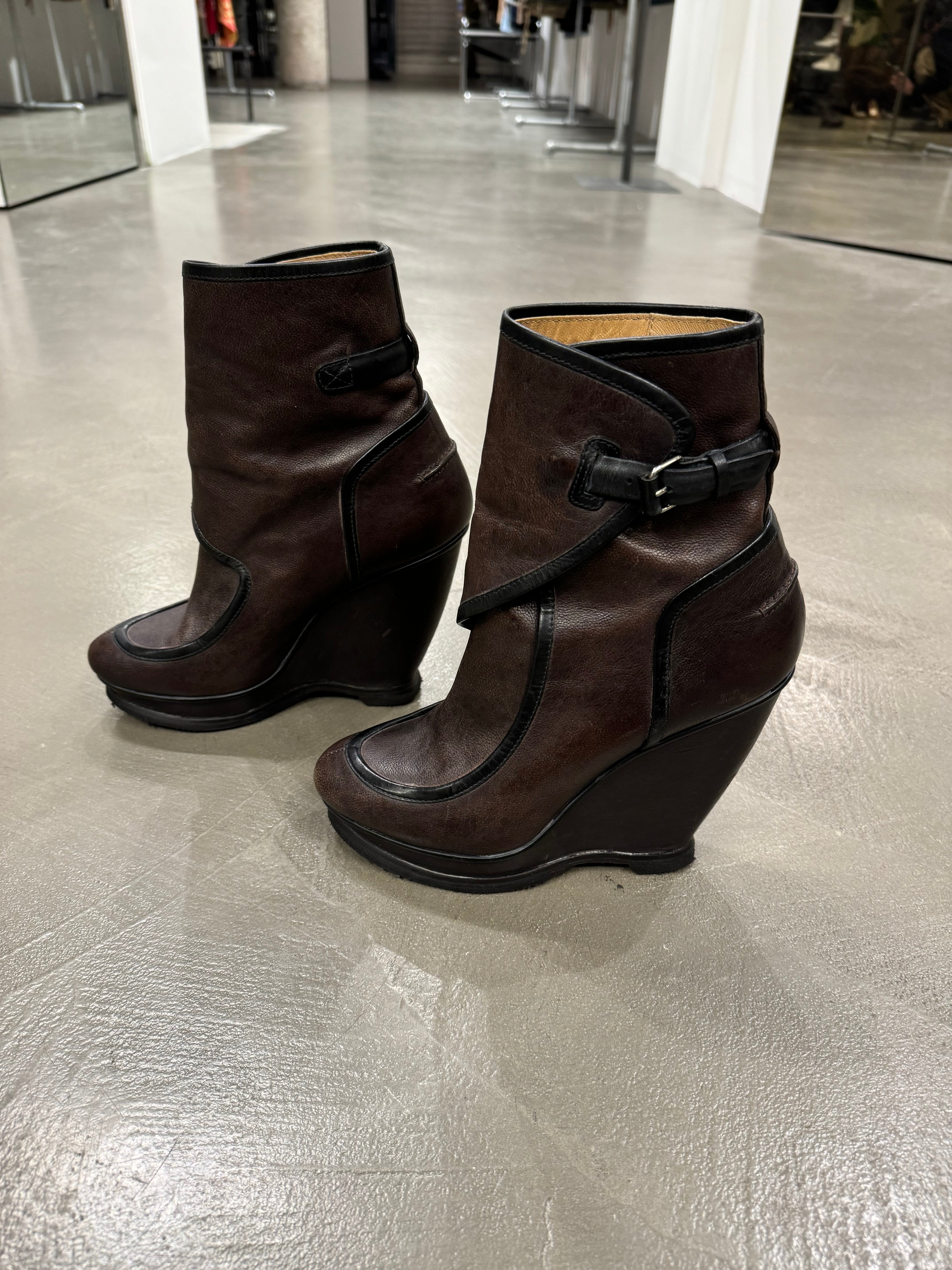 靴 Balenciaga Y2K Belt Heel Boots Archive 2000 Balenciaga high heel boots