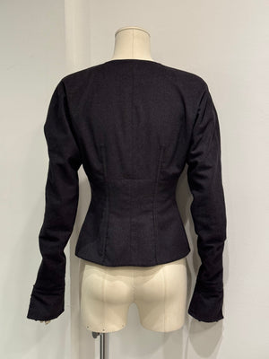 2000s Gianfranco Ferre fitted jacket with elongated sleeves