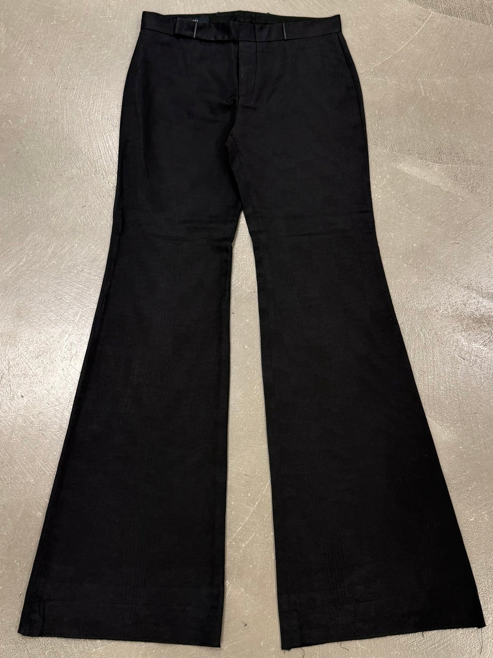 A/W2000 Gucci by Tom Ford flared textured pants