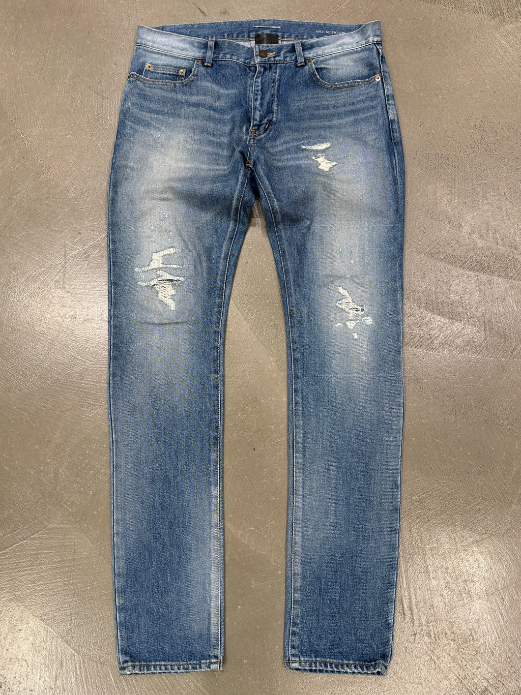 2016 Saint Laurent Distressed Jeans