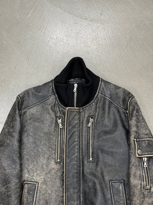 A/W2003 Dolce & Gabbana horse leather jacket