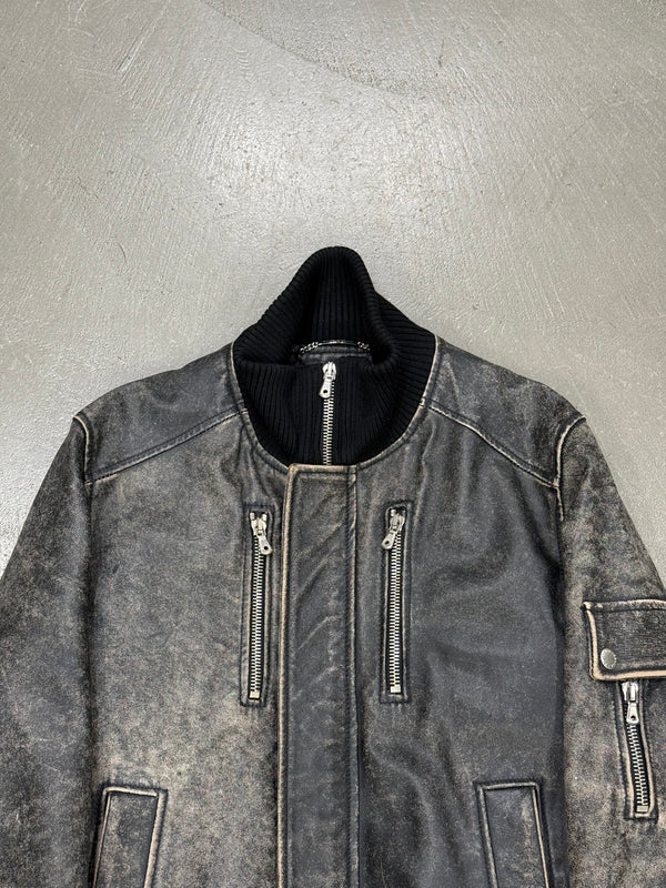 A/W2003 Dolce & Gabbana horse leather jacket