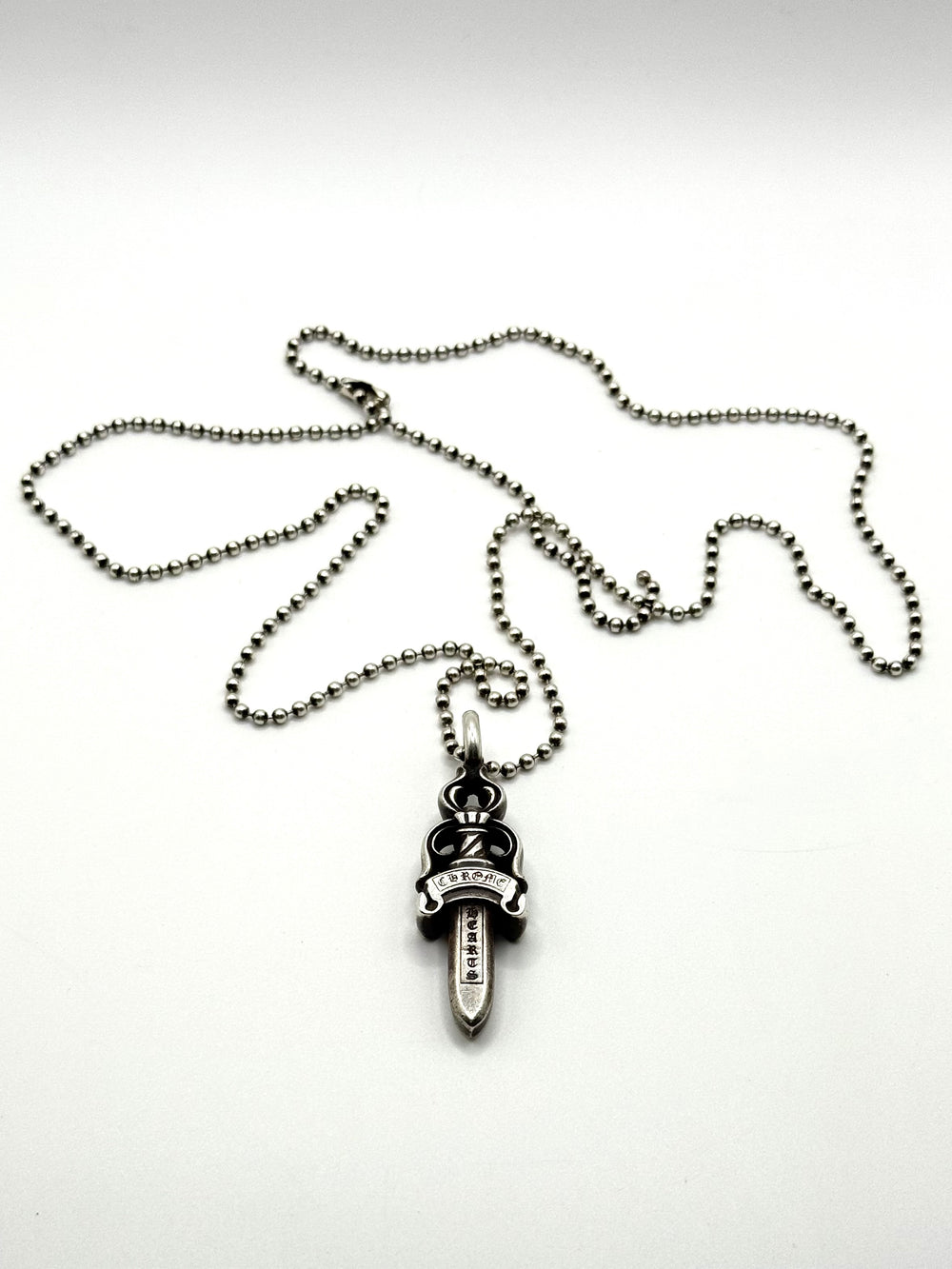 Chrome Hearts dagger pendant necklace