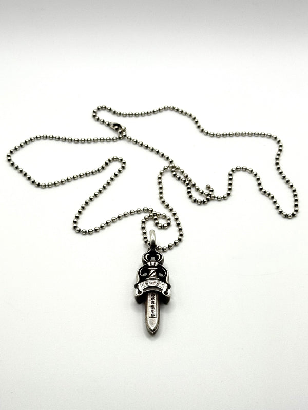 Chrome Hearts dagger pendant necklace