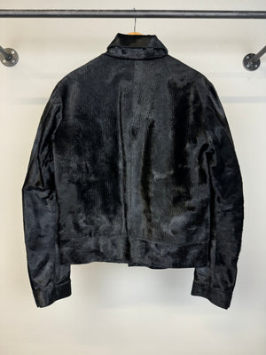 AW2013 Emporio Armani sample pony hair leather jacket