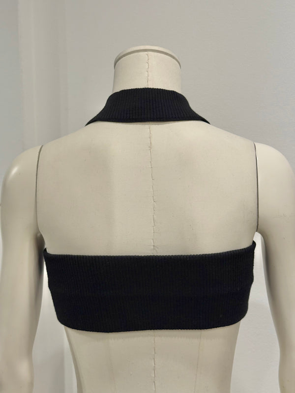 A/W2003 Dolce & Gabbana deconstructed wool top