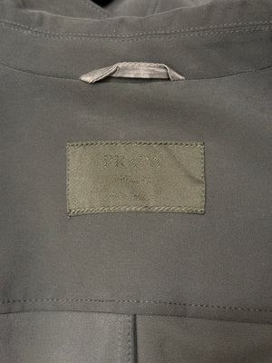 1990s Prada nylon long coat