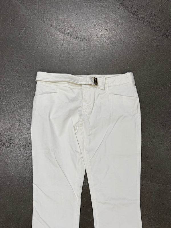 2004 Gucci by Tom Ford white Cotton pants