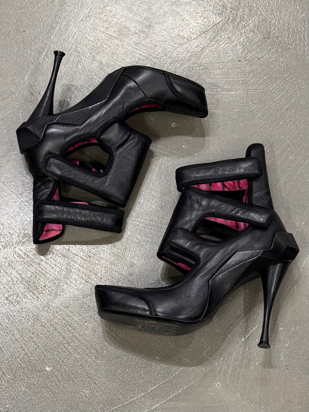 A/W2008 Celine runway moto heel boots