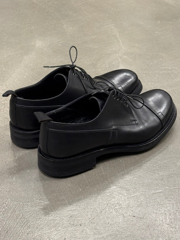 2000s Prada leather derby shoes