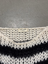 Load image into Gallery viewer, A/W2015 Saint Laurent runway stripe mohair lose sweater
