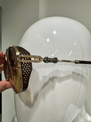 2000s Chrome Hearts “wet tee” 925 silver sunglasses
