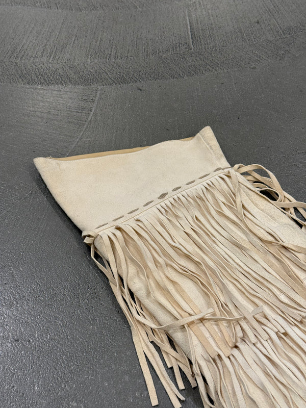 S/S2004 Dolce & Gabbana western fringe high boots