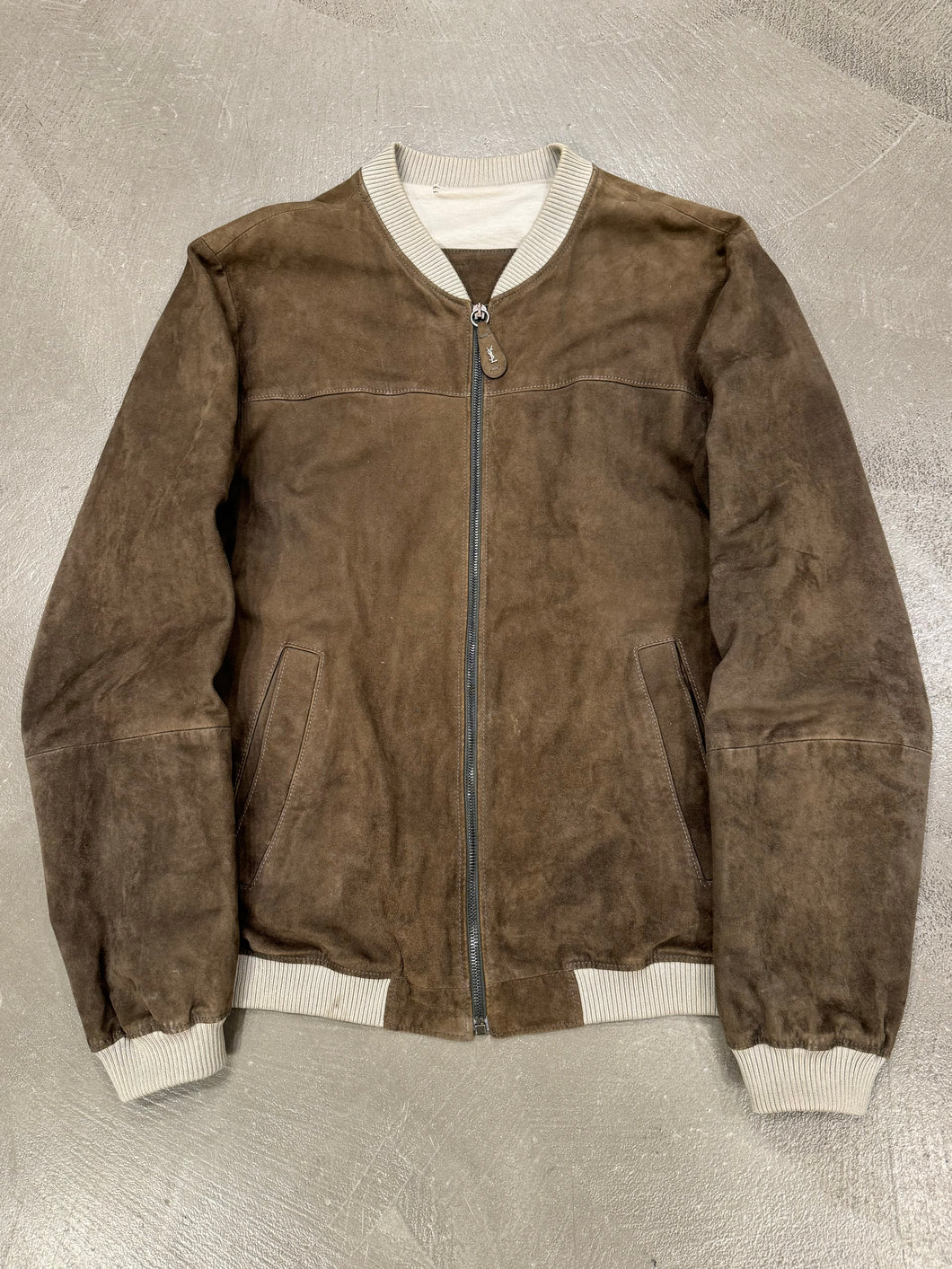 1990s Yves Saint Laurent suede jacket