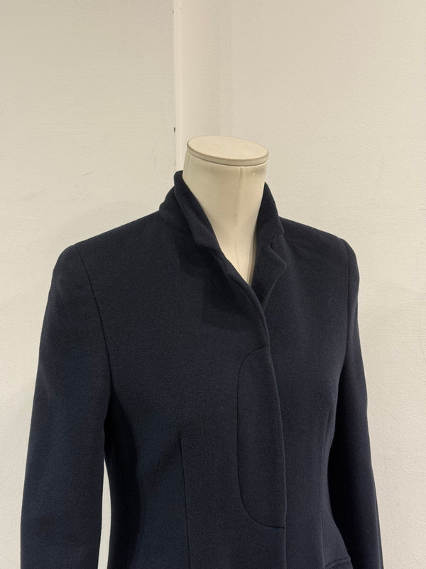 1990s Giorgio Armani side slit long coat