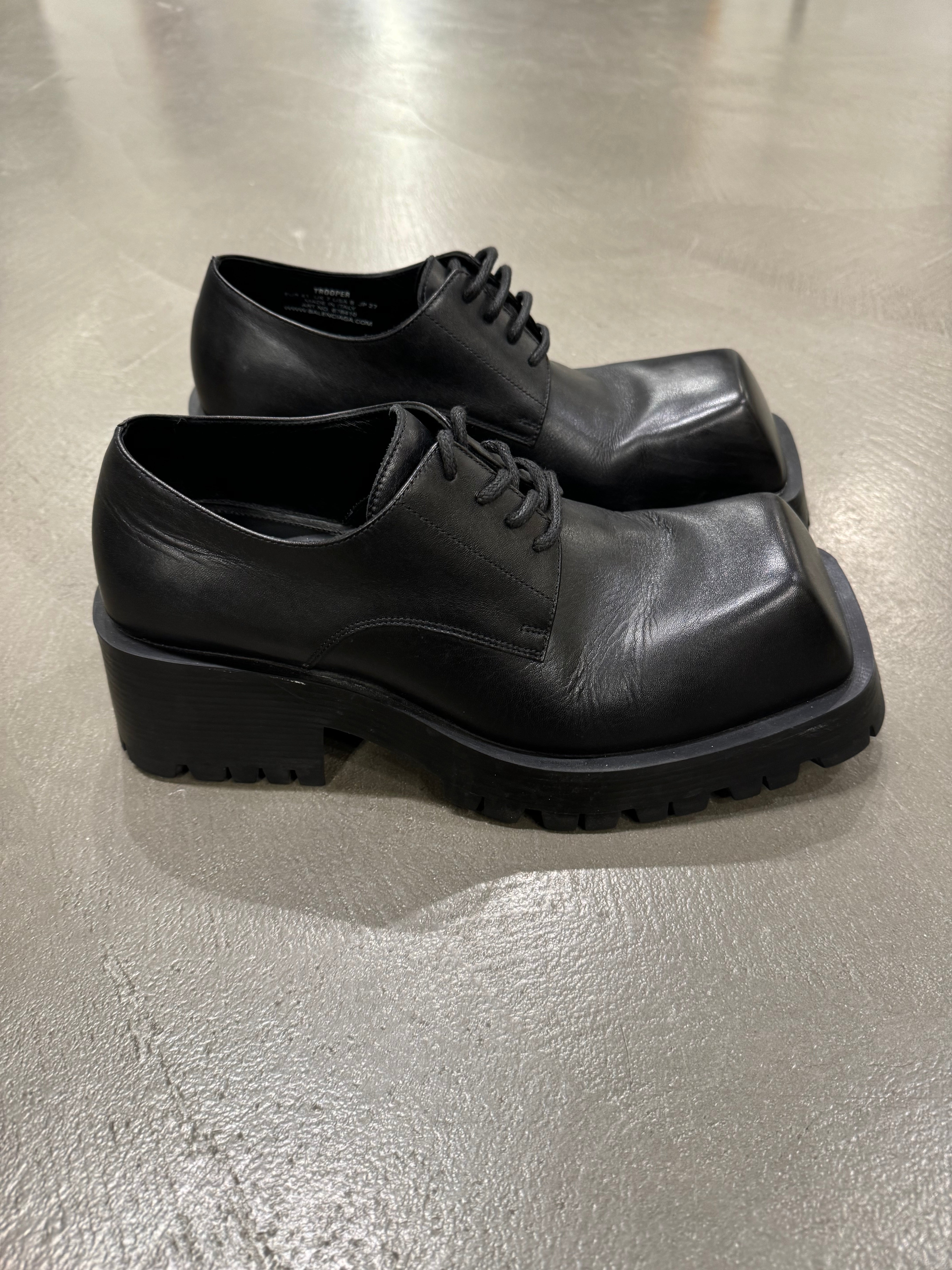 靴 balenciaga trooper Derby 42 177FB9F3-2180-4D0C-BC30-