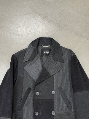 2000s Dolce & Gabbana heavy wool coat