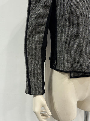 2000s Gianfranco Ferré paneled tweed jacket