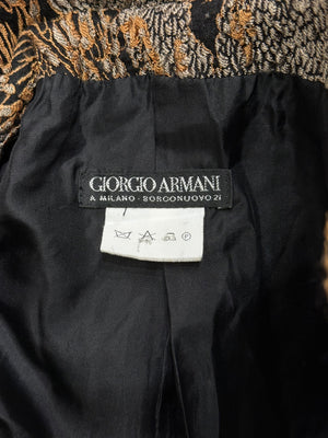 A/W1989 Giorgio Armani paisley brocade jacket