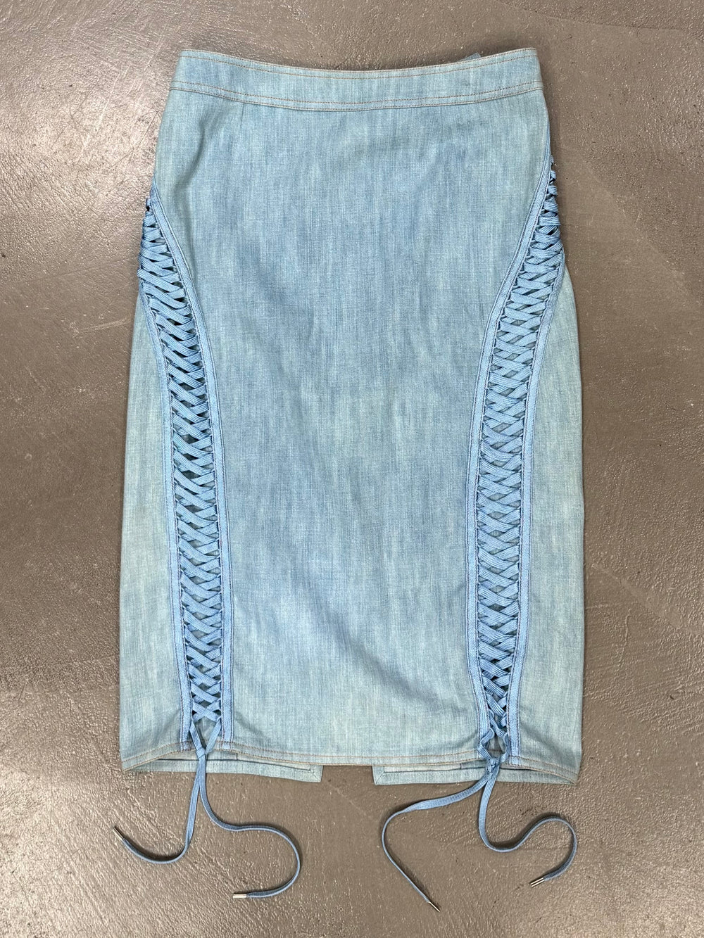 A/W2002 Christian Dior by Galliano lace-up skirt