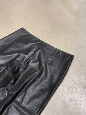 2000s Gucci by Tom Ford blistered leather wide pants