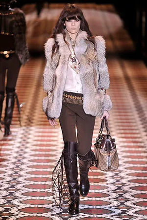 A/W2008 Gucci studded waist runway jeans
