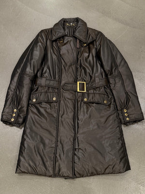 2008 Gucci nylon belted puffer coat
