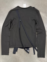 Load image into Gallery viewer, A/W2003 Plein Sud multi zipper asymmetrical bondage top
