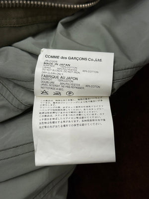 A/W2006 Junya Watanabe deconstructed military coat with belted waist