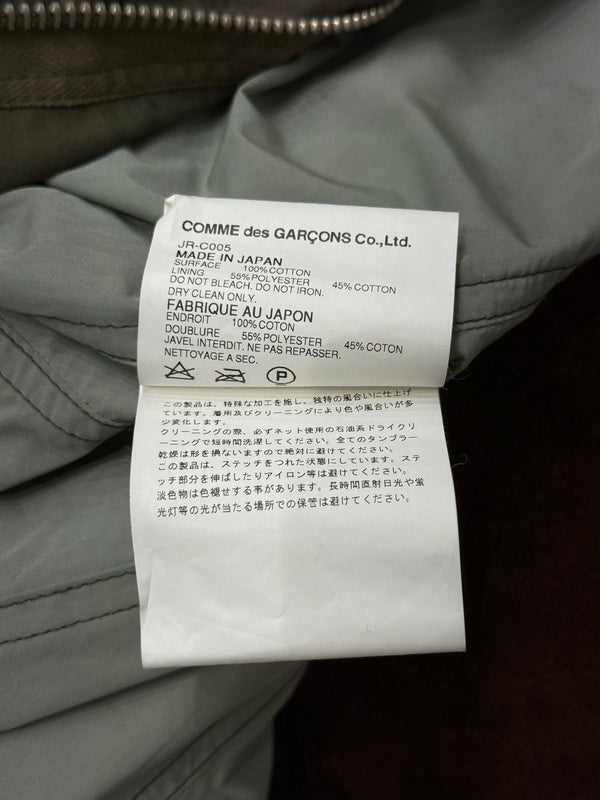 A/W2006 Junya Watanabe deconstructed military coat with belted waist