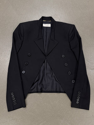 2014 Saint Laurent by Hedi Slimane military officer blazer