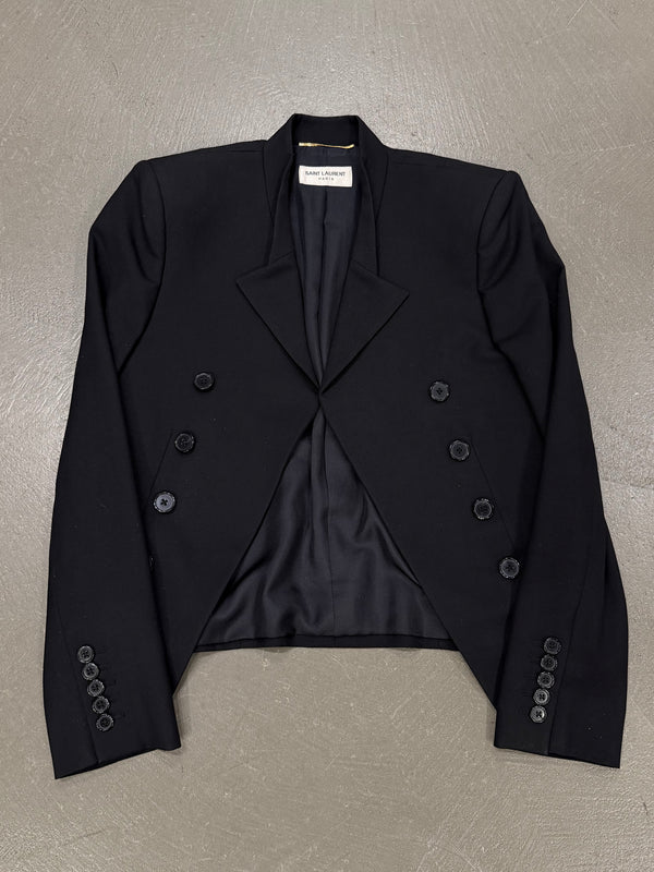 2014 Saint Laurent by Hedi Slimane military officer blazer