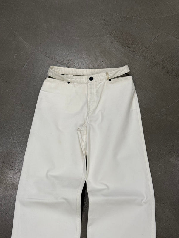 2001 Gucci by Tom Ford cut-out waist denim