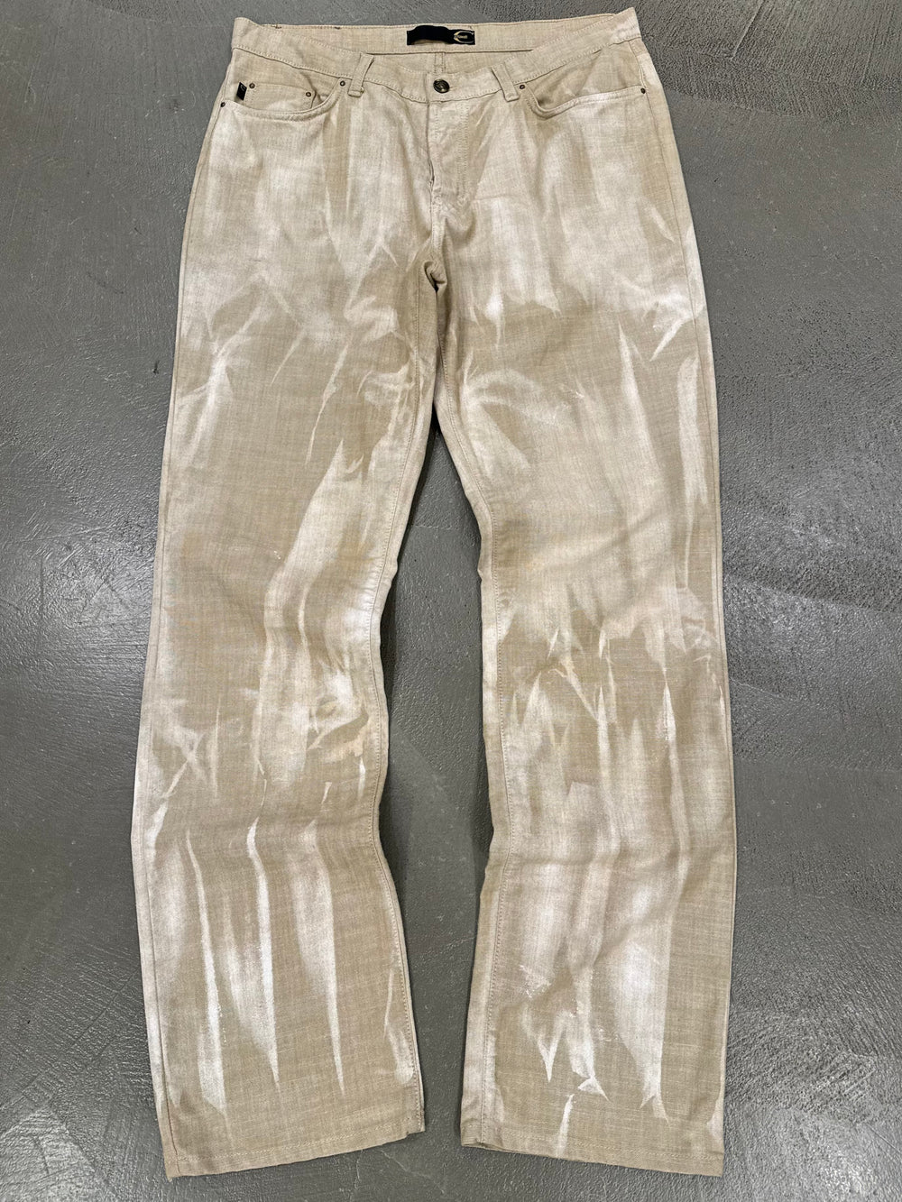 S/S 2003 Cavalli wrinkle shades cotton pants