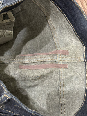 Rick Owens DRKSHDW “Detroit cut” raw denim jeans