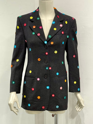 A/W1992 Dolce & Gabbana documented runway mirrors blazer